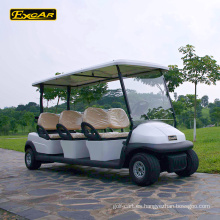 2017 Excar Production 6 plazas carrito de golf eléctrico 48V Trojan golf buggy car